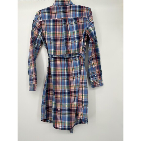 U.S.‎ POLO ASSN PLAID OXFORD DRESS SIZE XS  great condition great condition - Picture 8 of 8